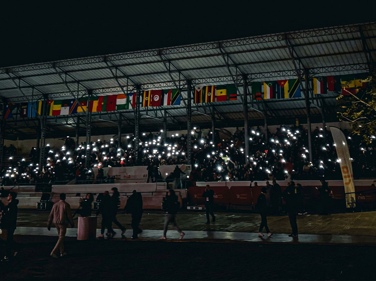 Fanzone Arena – nuit