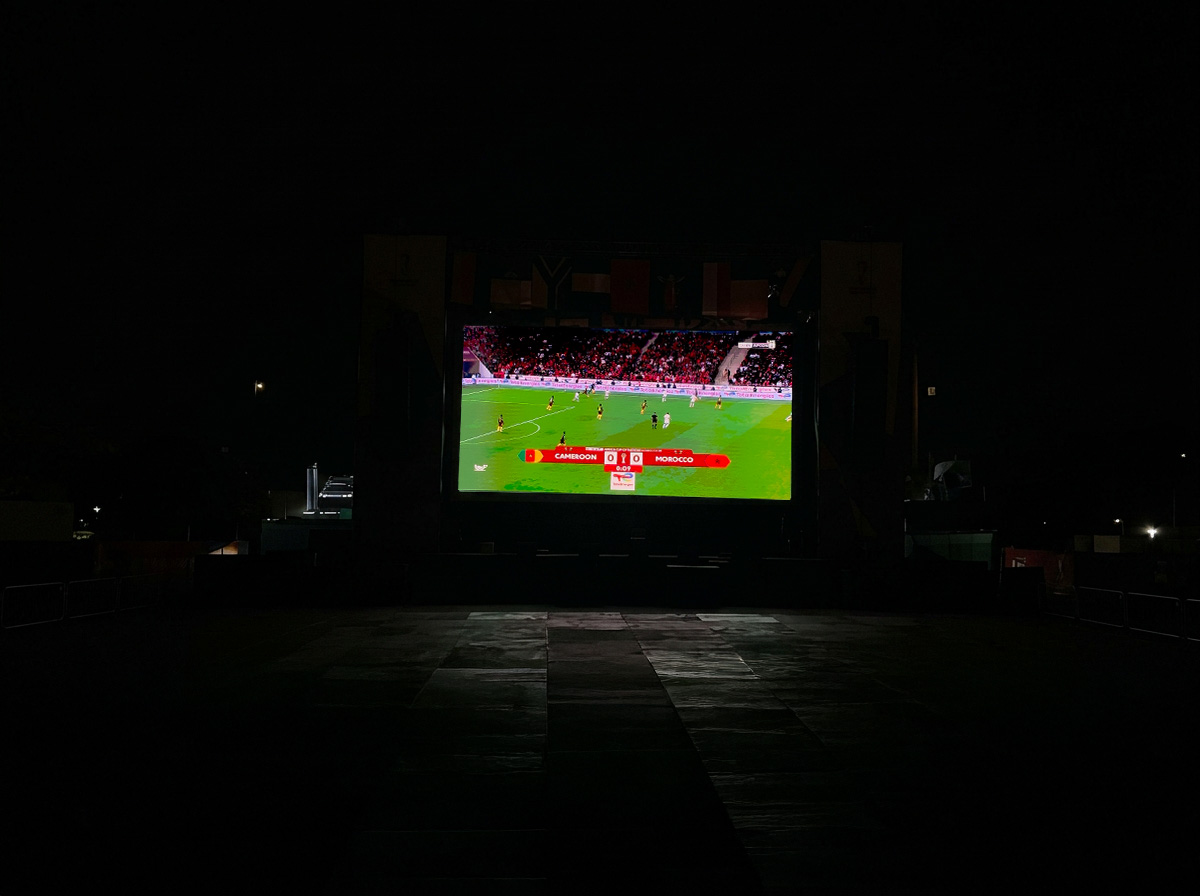 Fanzone Arena – nuit
