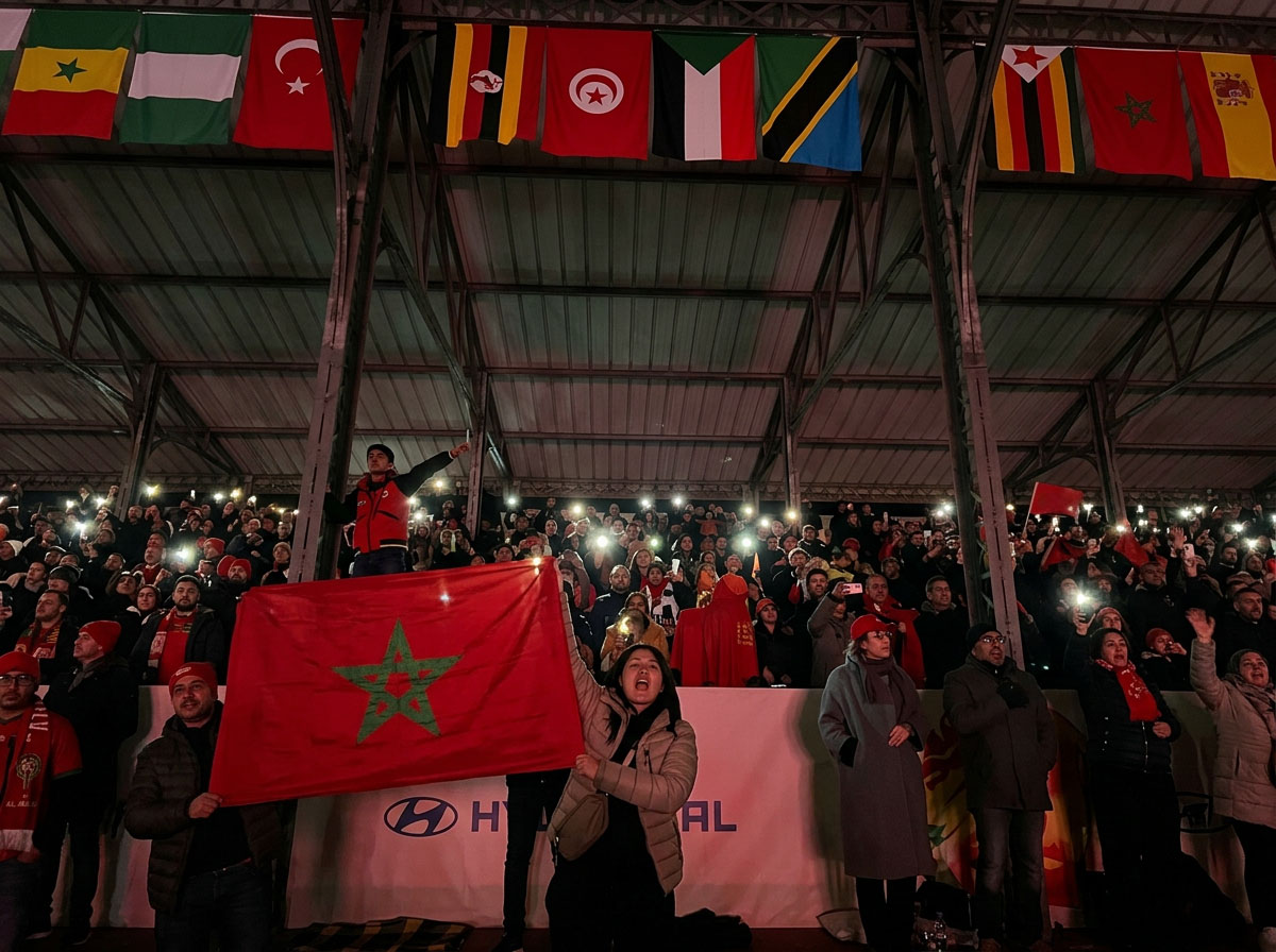 Fanzone Arena – nuit